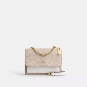Mini Klare crossbody-tasker i Signature Canvas