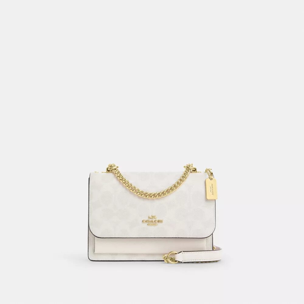 Mini Klare crossbody-tasker i Signature Canvas