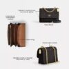 Mini Klare crossbody-tasker i Signature Canvas