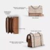 Mini Klare crossbody-tasker i Signature Canvas