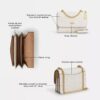Mini Klare crossbody-tasker i Signature Canvas