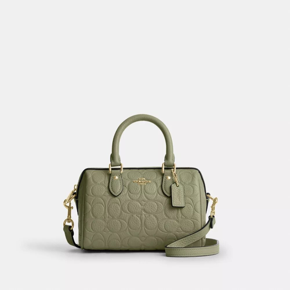 Mini Rowan crossbody-taske i signaturlæder