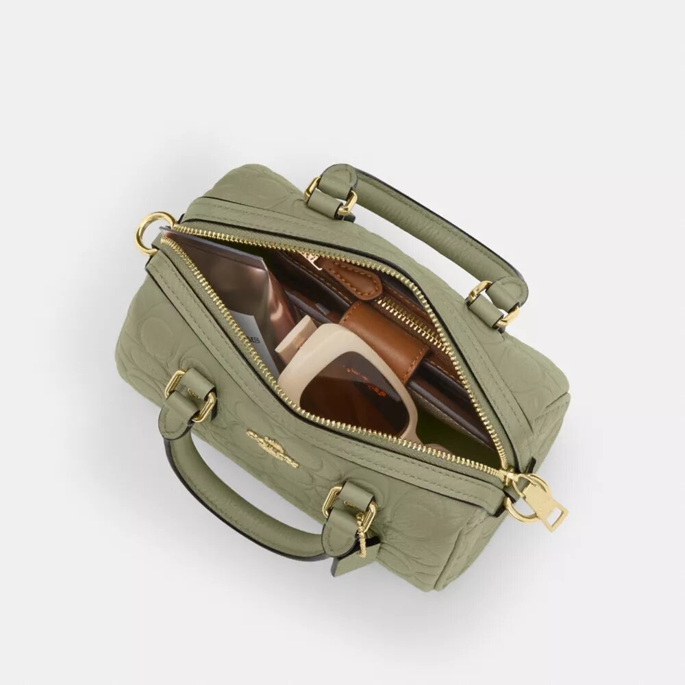 Mini Rowan crossbody-taske i signaturlæder
