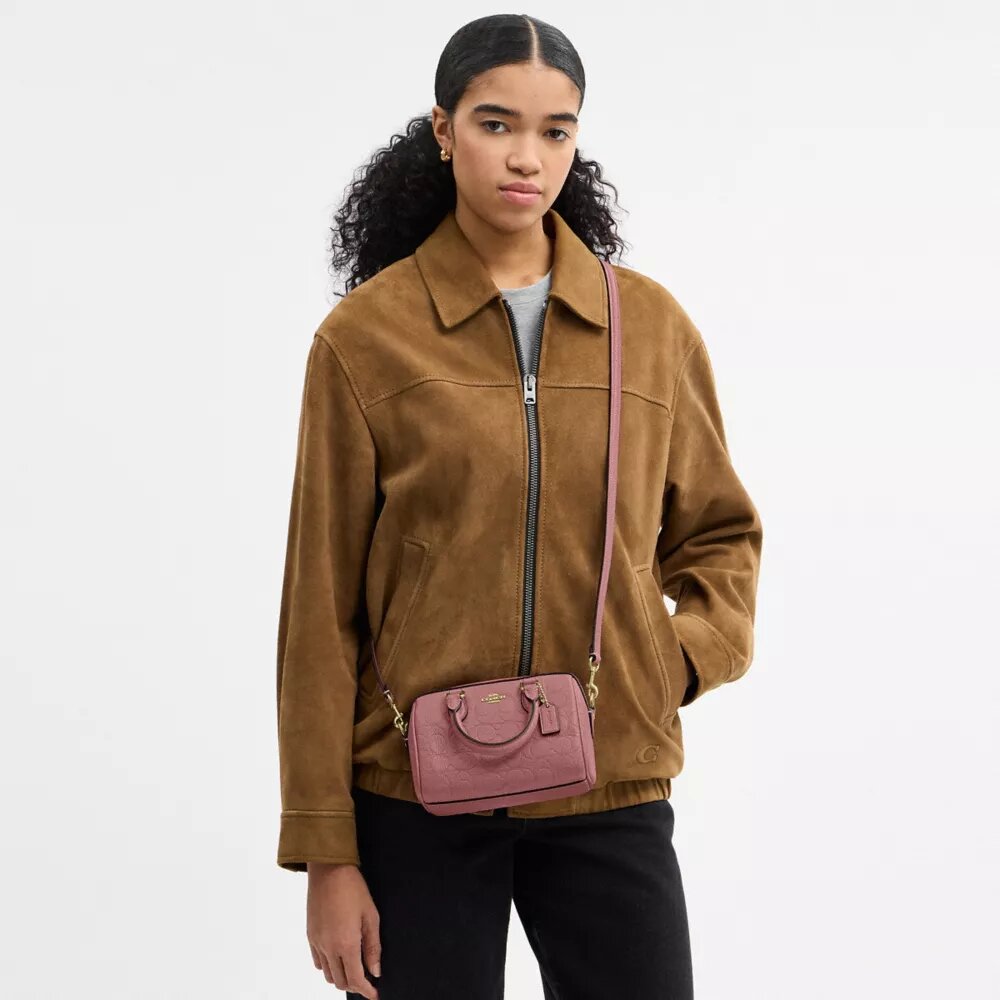 Mini Rowan crossbody-taske i signaturlæder