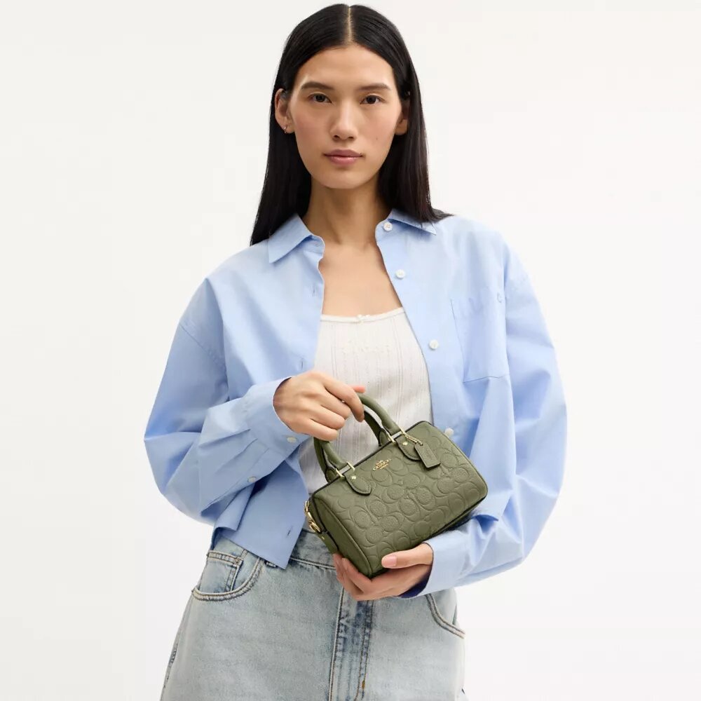 Mini Rowan crossbody-taske i signaturlæder