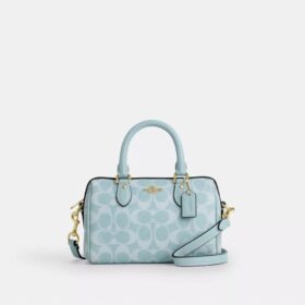 Mini Rowan crossbody-tasker i Signature Canvas