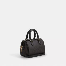 Mini Rowan crossbody-tasker i Signature Canvas