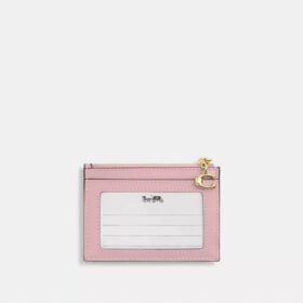 Mini Skinny ID-etui i Loved Denim med quiltning og Vedhæng