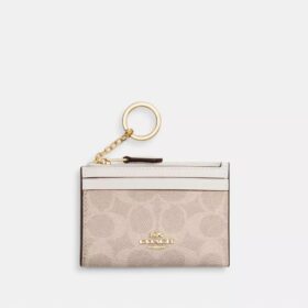 Mini Skinny ID-etui i Signature Canvas