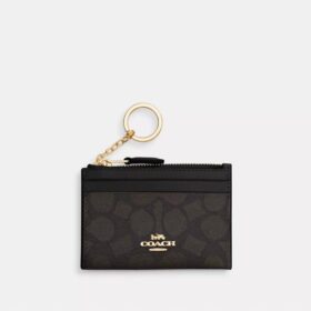 Mini Skinny ID-etui i Signature Canvas