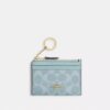 Mini Skinny ID-etui i Signature Canvas