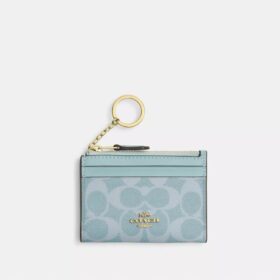 Mini Skinny ID-etui i Signature Canvas