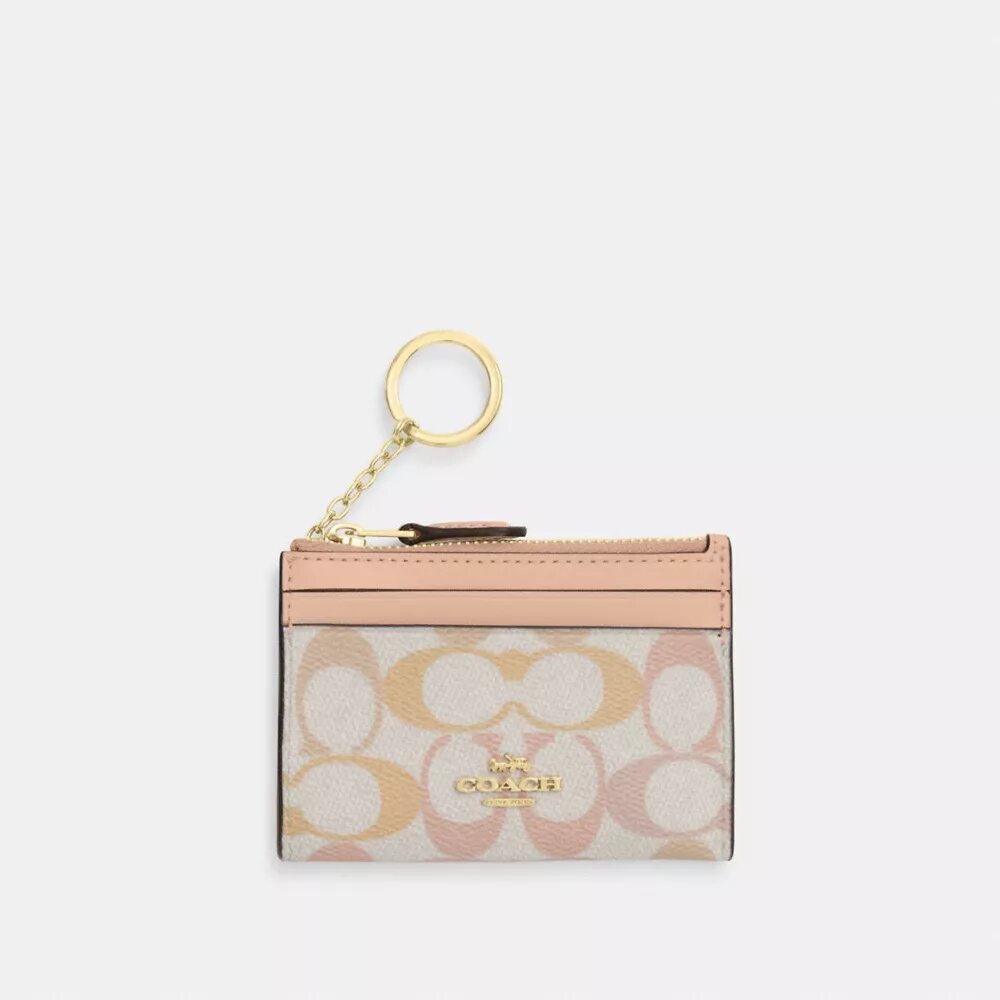 Mini Skinny ID-etui i Signature Canvas