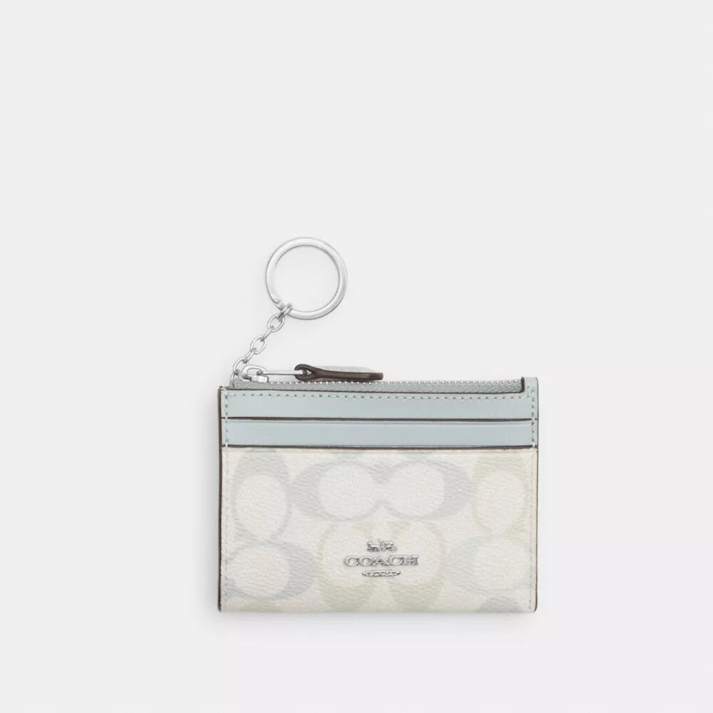 Mini Skinny ID-etui i Signature Canvas