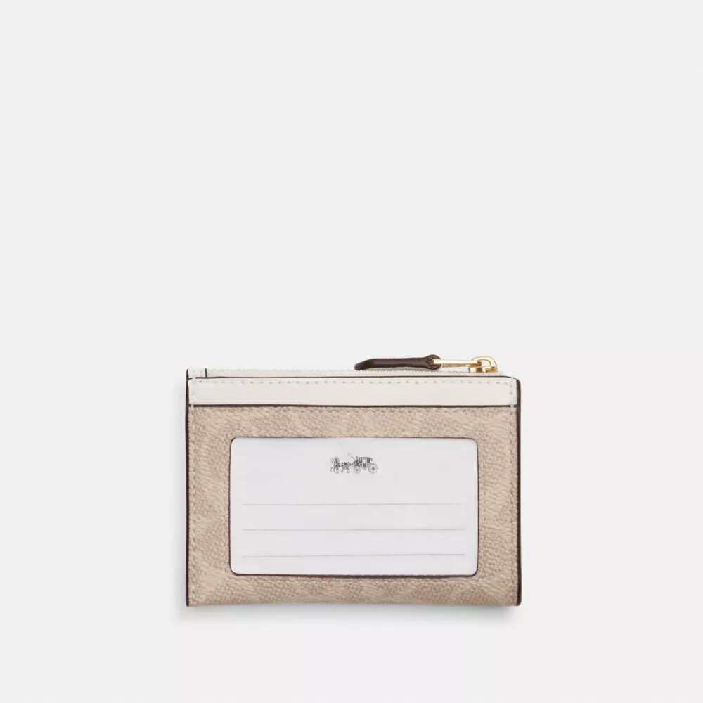 Mini Skinny ID-etui i Signature Canvas
