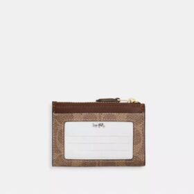Mini Skinny ID-etui i Signature Canvas