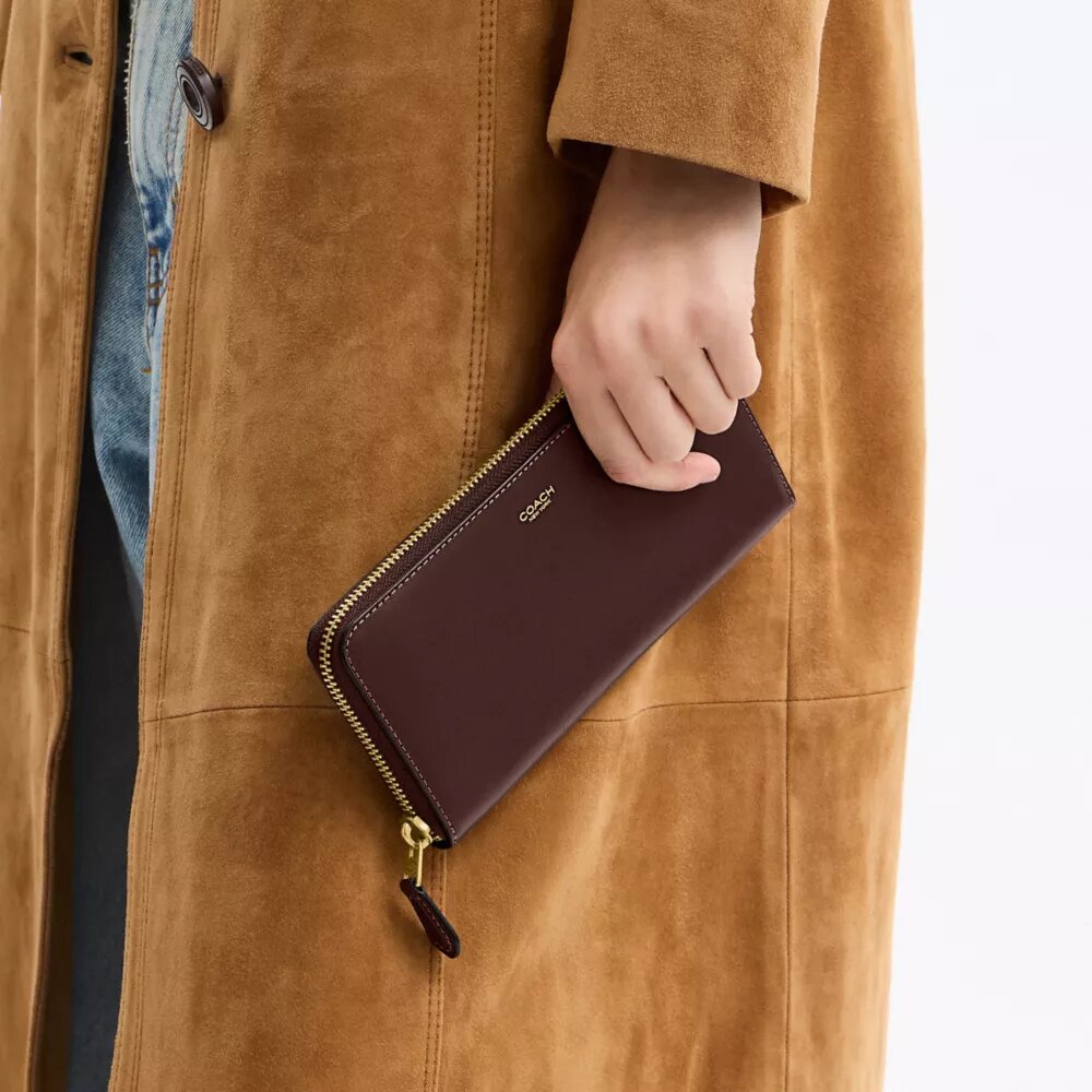 New York Slim Accordion Zip-punge