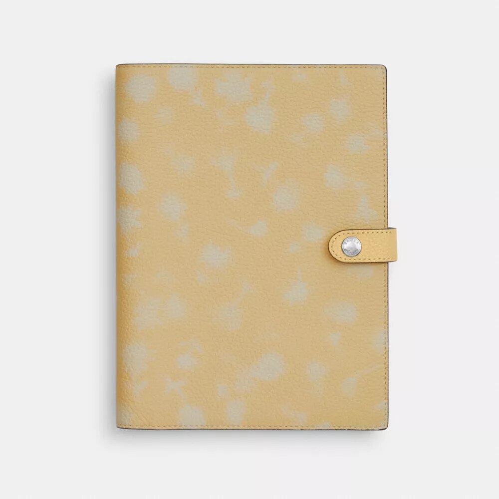Notebook med blomsterprint