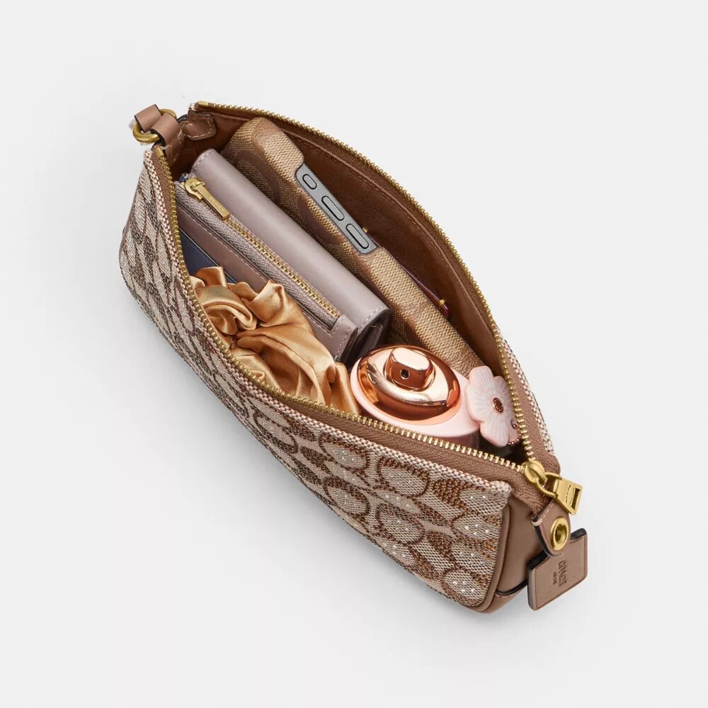 Plaza-taske i Crystal Signature Jacquard