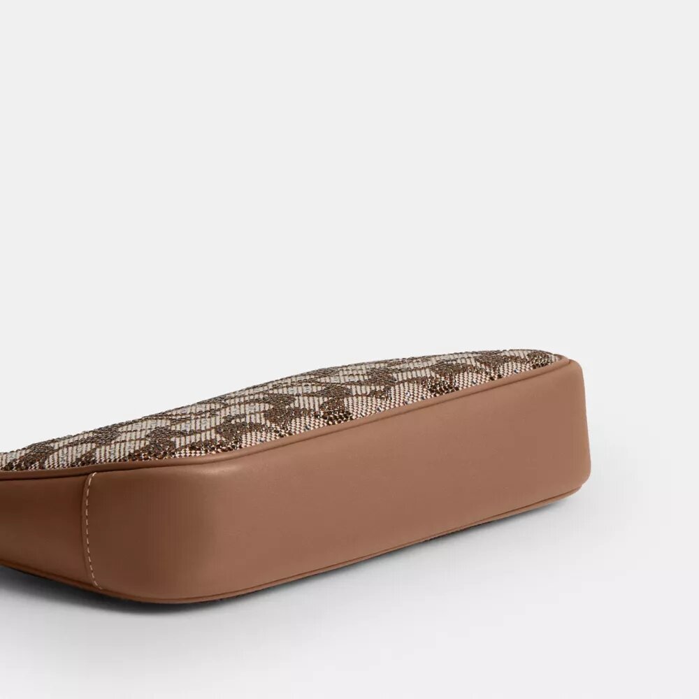 Plaza-taske i Crystal Signature Jacquard