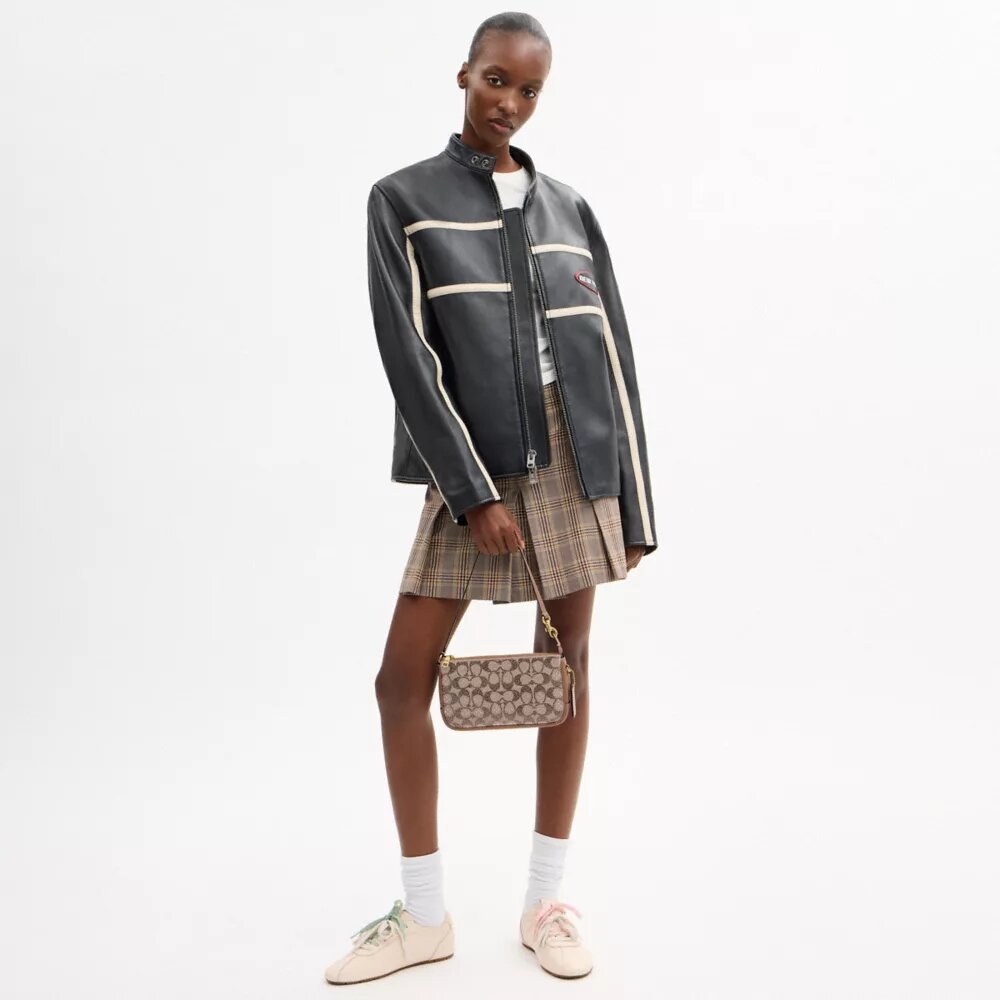 Plaza-taske i Crystal Signature Jacquard
