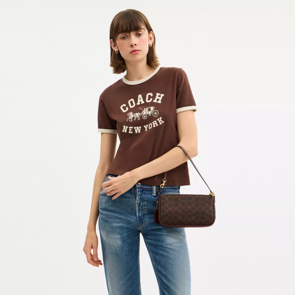 Plaza-taske i Signature Canvas
