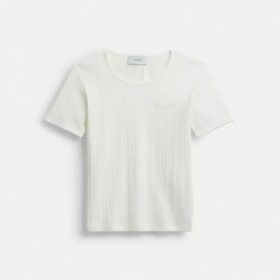 Pointelle T-shirt