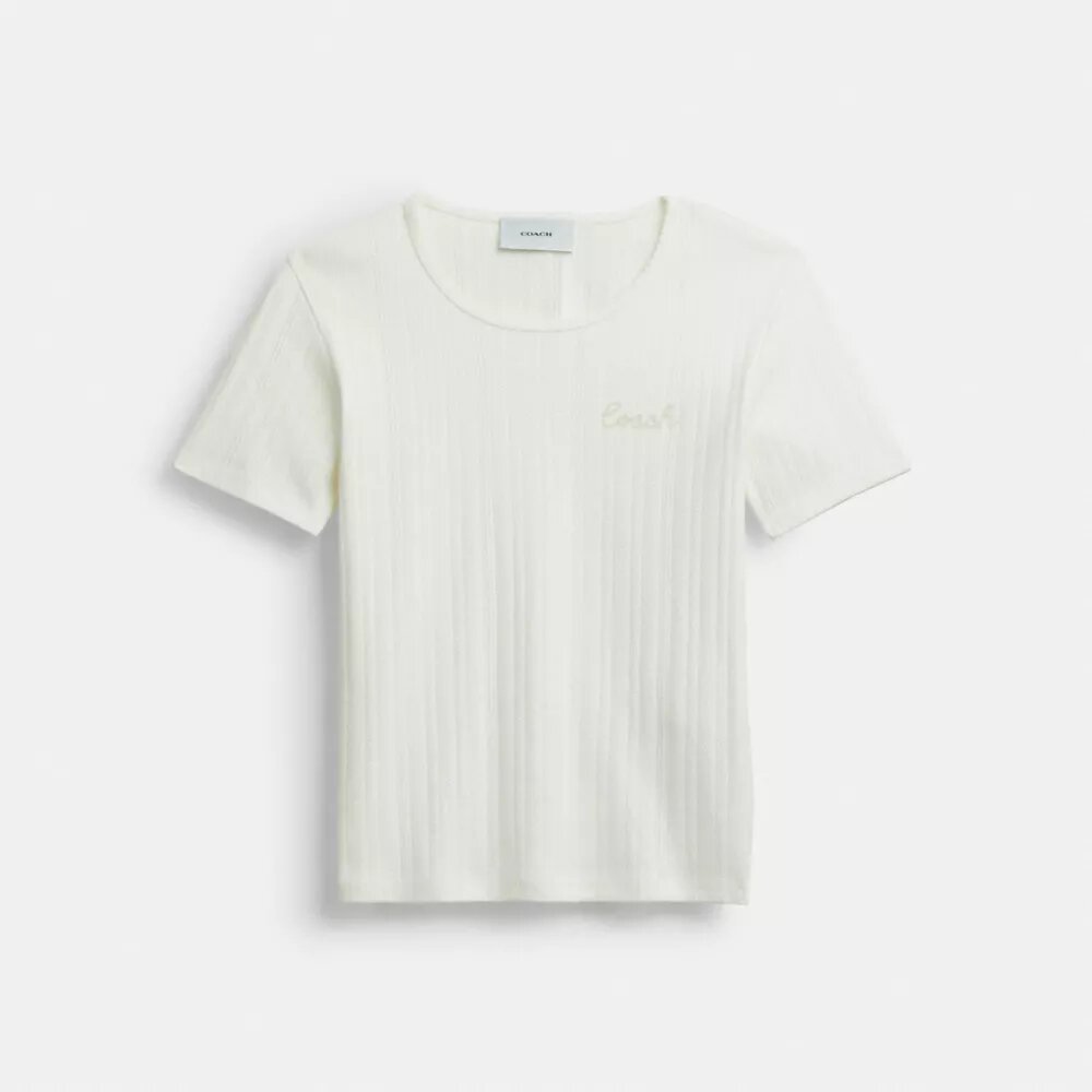 Pointelle T-shirt