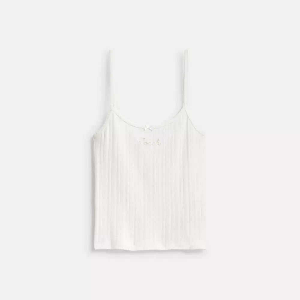Pointelle-tanktop