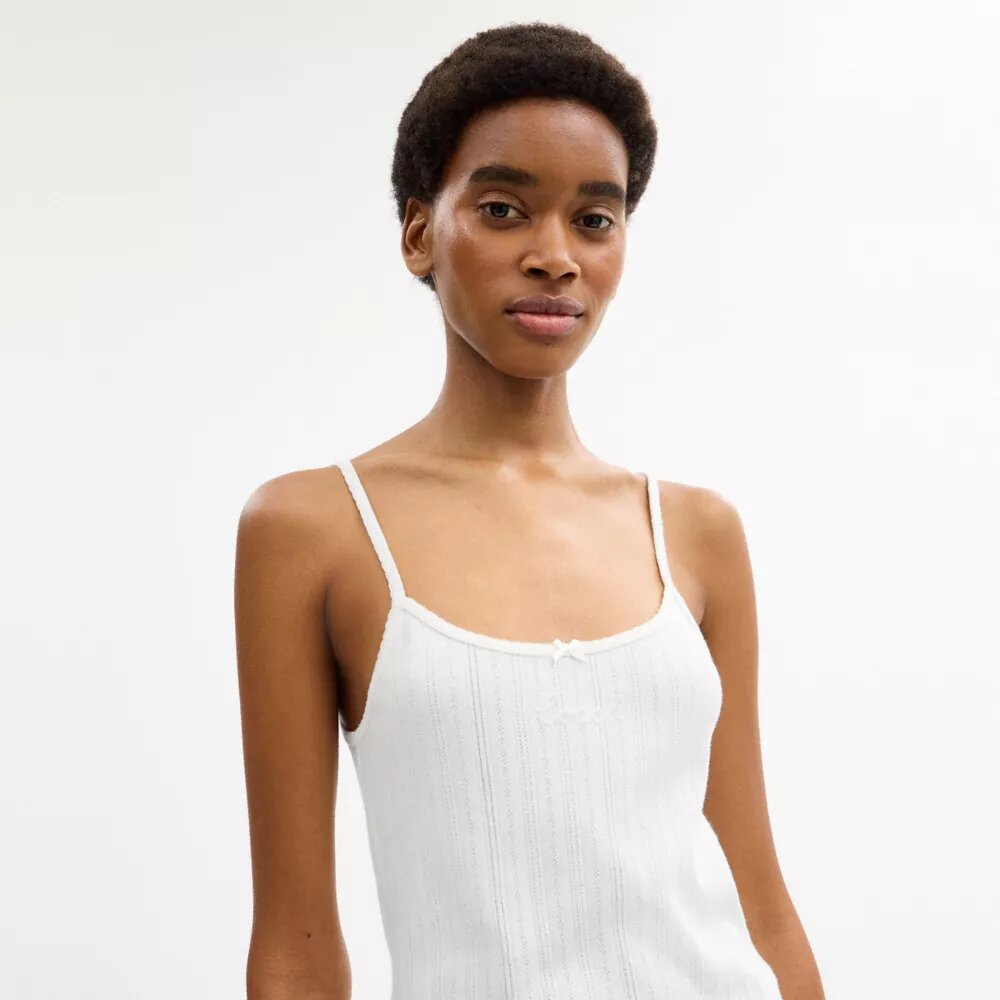 Pointelle-tanktop