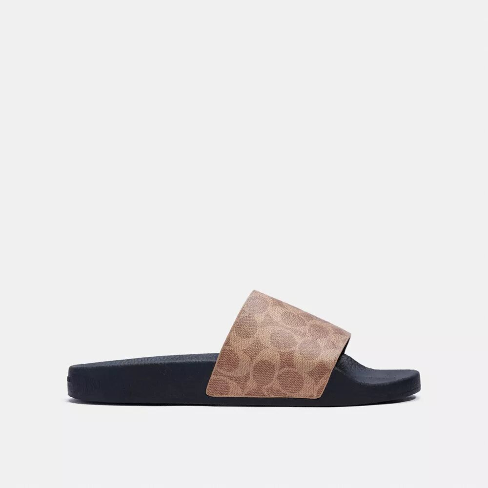 Pool-badesandaler i Signature Canvas