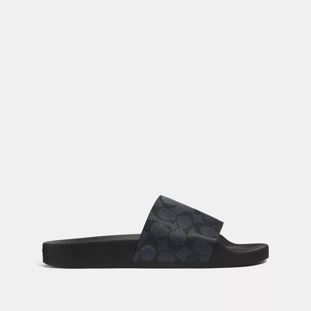 Pool-badesandaler i Signature Canvas
