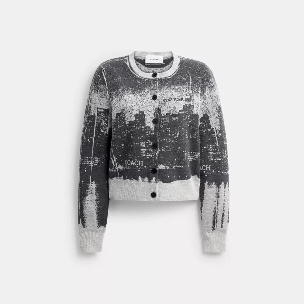 Postcard-cardigan