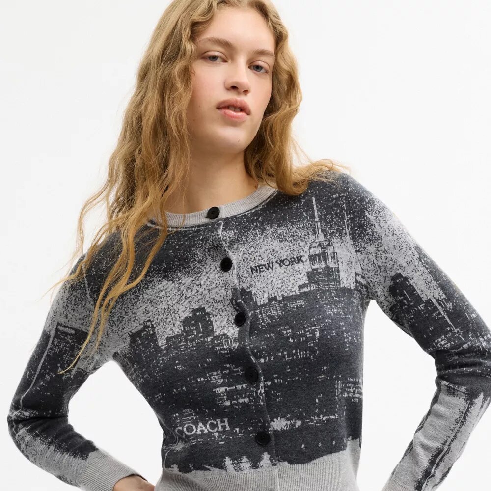 Postcard-cardigan
