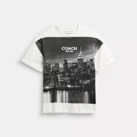 Postcard T-shirt med afslappet pasform