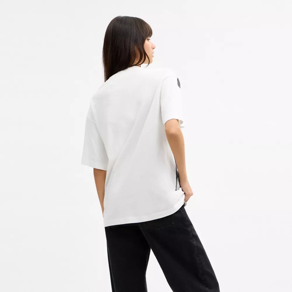 Postcard T-shirt med afslappet pasform