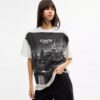 Postcard T-shirt med afslappet pasform