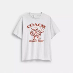 Pretzel T-shirt i løstsiddende pasform af økologisk bomuld