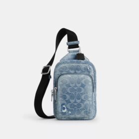 Racer Sling Pack i Loved Signature-denim