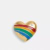Rainbow Heart Vedhæng for Sko