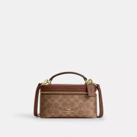 Rainer crossbody-taske 18 i Signature Canvas