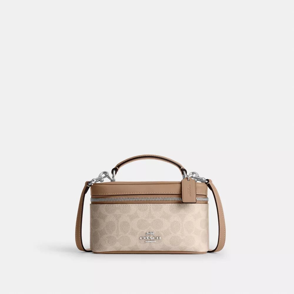 Rainer crossbody-taske 18 i Signature Canvas