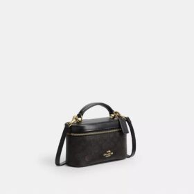 Rainer crossbody-taske 18 i Signature Canvas