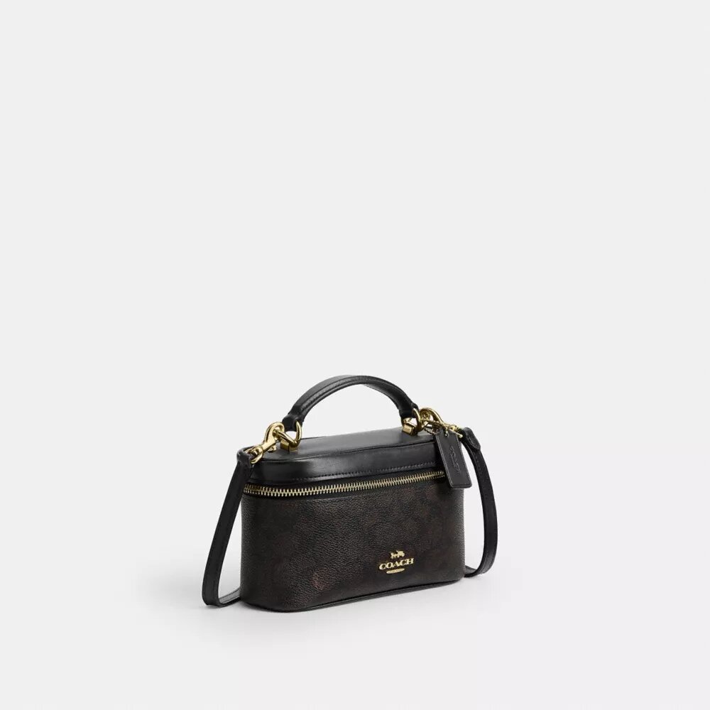 Rainer crossbody-taske 18 i Signature Canvas
