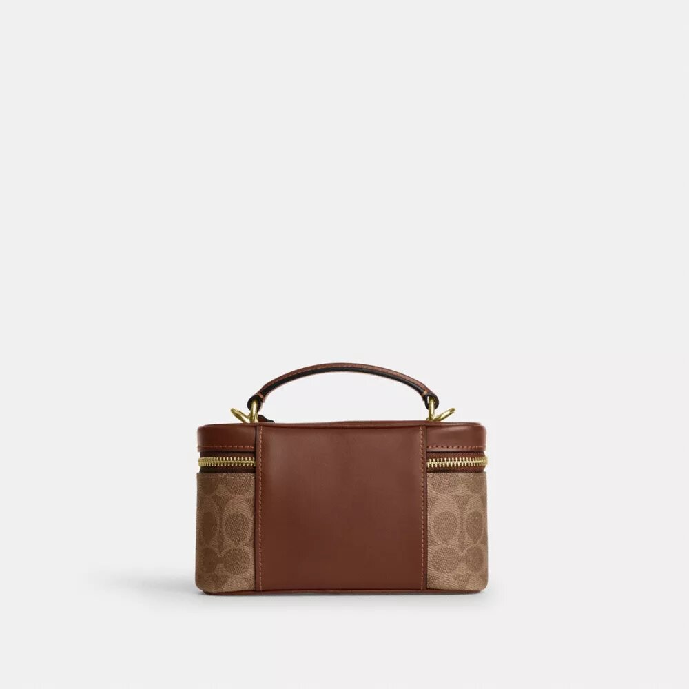 Rainer crossbody-taske 18 i Signature Canvas