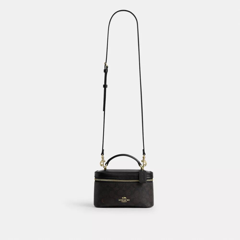 Rainer crossbody-taske 18 i Signature Canvas