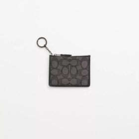 Restaureret Mini Skinny ID-etui i signatur-jacquardtekstil