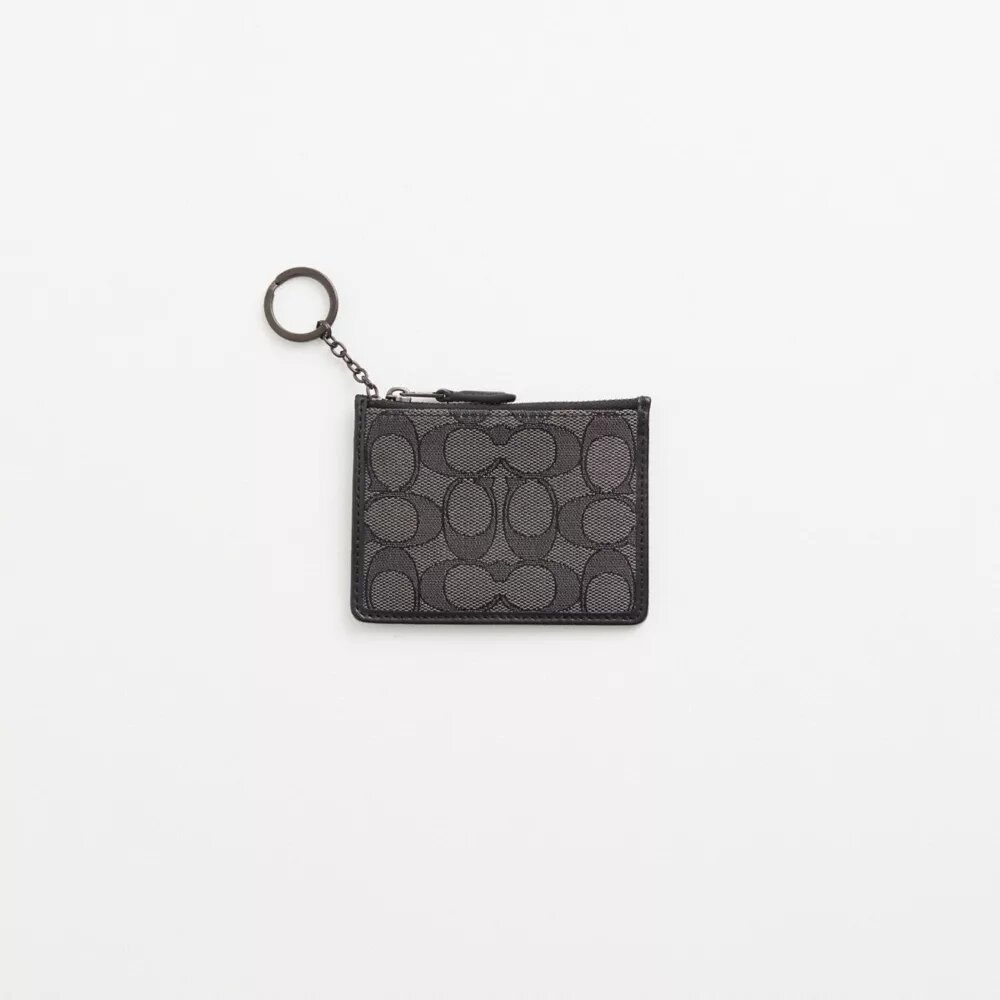 Restaureret Mini Skinny ID-etui i signatur-jacquardtekstil