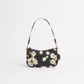 Restaureret Swinger-task 20 med blomsterprint