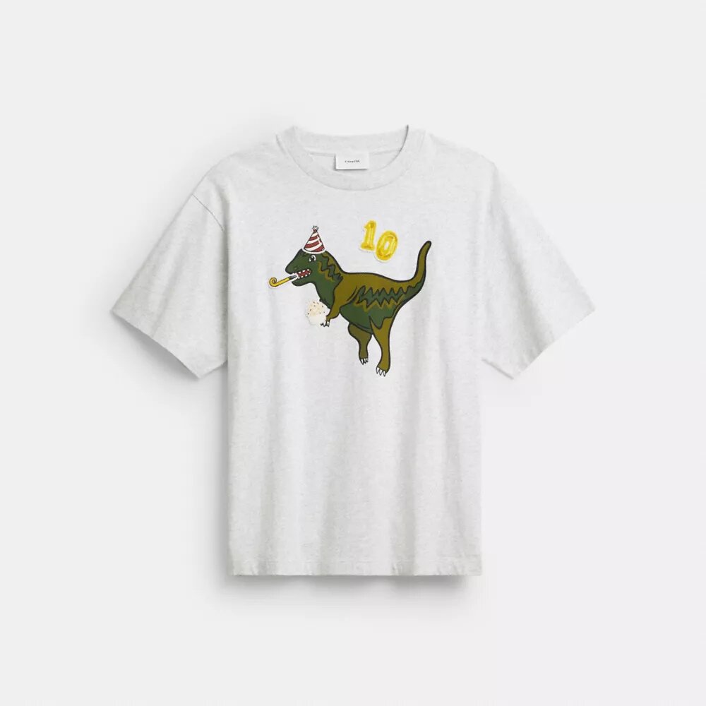 Rexy 10-års fødselsdag – afslappet T-shirt i økologisk bomuld